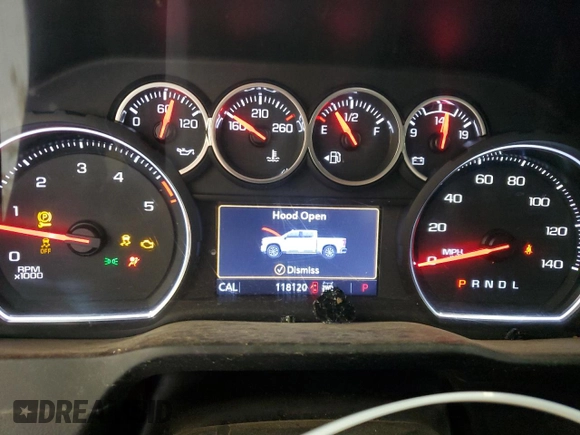2020 Chevrolet Silverado 3500HD LT with VIN 1GC4YTEY7LF198197, listed as a Copart auction lot 69294254 with 118,120 mi miles and Salvage Title. Bid and sale history available at carsss.com. Image 9.