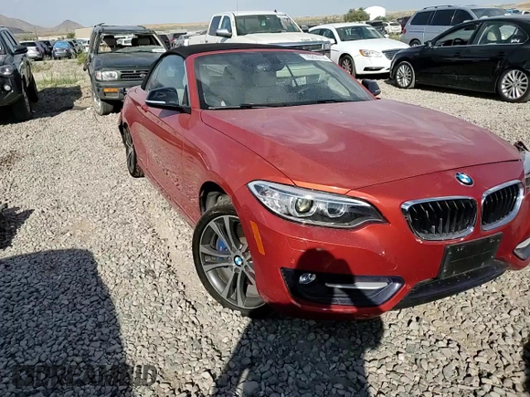 2015 BMW 2 Series 228i xDrive with VIN WBA1K7C50FV235022, listed as a Copart auction lot 70205714 with Not Provided miles and Salvage Title. Bid and sale history available at DreamBid. Image 10.