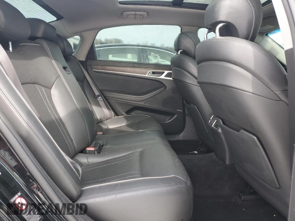 2017 Genesis G80 Ultimate z VIN KMHGN4JFXHU213371, wystawiony jako Copart lot #45194885 z przebiegiem 80 533 mil mil oraz Czysty tytuł • Clean title. Historia ofert i sprzedaży dostępna na DreamBid. Obrazek 10.