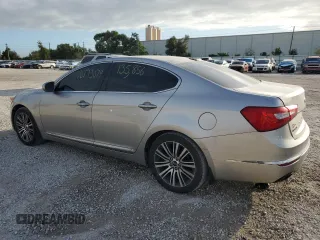 2014 Kia Cadenza Premium with VIN KNALN4D70E5129232, listed as a Copart auction lot 76173074 with 135,856 mi miles and Salvage Title. Bid and sale history available at carsss.com. Image 2.