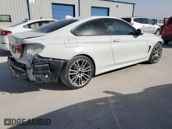 2015 BMW 4 Series 428i z VIN WBA3N3C56FK234418, wystawiony jako Copart lot #48208145 z przebiegiem 66 796 mil mil oraz Szkoda całkowita • Salvage title. Historia ofert i sprzedaży dostępna na DreamBid. Obrazek 3.