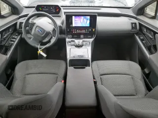 2023 Subaru Solterra Premium with VIN JTMABABA6PA046057, listed as a Copart auction lot 49689865 with 17,239 mi miles and Salvage title. Bid and sale history available at DreamBid. Image 8.