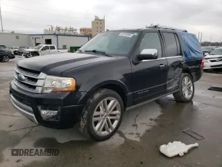 2017 Ford Expedition Platinum с VIN 1FMJU1LT9HEA27437, выставлен на аукционе Copart как лот 42876565 с пробегом 107 260 миль миль и Списание • Salvage title. История ставок и продаж доступна на DreamBid. Изображение 1.