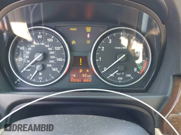 2010 BMW 3 Series 335i xDrive with VIN WBAPL3C54AA408430, listed as a IAAI auction lot 42182677 with 75,163 mi miles and . Bid and sale history available at DreamBid. Image 15.