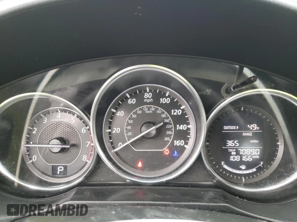 2014 Mazda Mazda6 i Touring with VIN JM1GJ1V61E1134743, listed as a Copart auction lot 47277015 with 108,166 mi miles and Salvage Title. Bid and sale history available at carsss.com. Image 9.