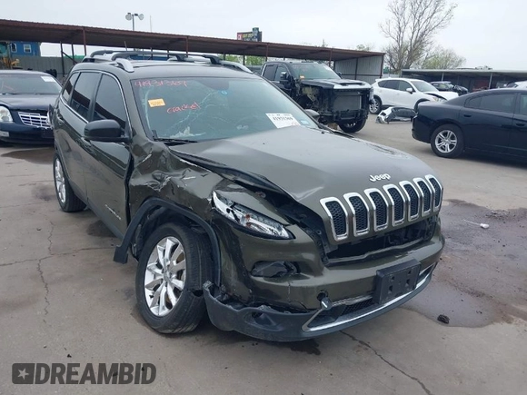 2014 Jeep Cherokee Limited with VIN 1C4PJLDS5EW283587, listed as a IAAI auction lot 41931369 with 83,463 mi miles. Bid and sale history available at carsss.com. Image 1.