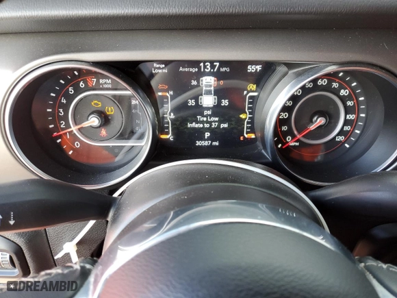 2022 Jeep Gladiator Rubicon with VIN 1C6JJTBGXNL111178, listed as a Copart auction lot 74686344 with 30,587 mi miles and Salvage Title. Bid and sale history available at carsss.com. Image 9.