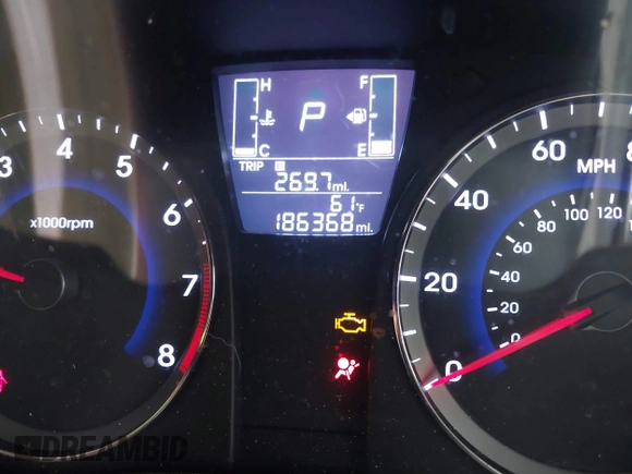 2015 Hyundai Accent GLS with VIN KMHCT4AE4FU866528, listed as a IAAI auction lot 42011261 with 186,368 mi miles and . Bid and sale history available at DreamBid. Image 16.