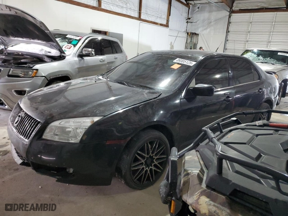 2009 Mercury Milan Premier with VIN 3MEHM08159R635439, listed as a Copart auction lot 89305125 with 0 mi miles and Salvage Title. Bid and sale history available at carsss.com. Image 1.