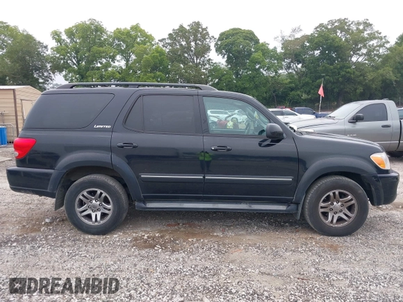 2006 Toyota Sequoia Limited with VIN 5TDZT38AX6S275829, listed as a IAAI auction lot 39725730 with 310,011 mi miles and . Bid and sale history available at DreamBid. Image 13.