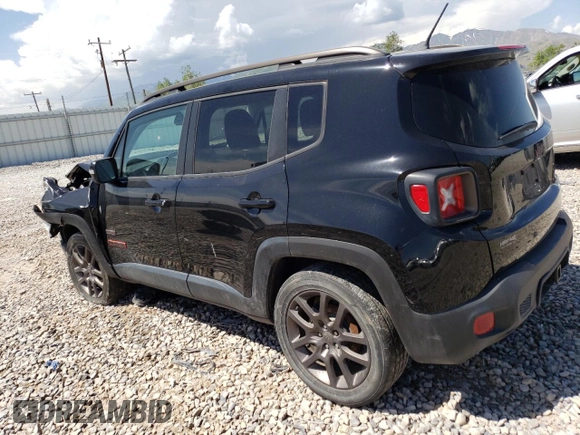 2016 Jeep Renegade Latitude with VIN ZACCJBBT3GPD87712, listed as a Copart auction lot 61393394 with 63,791 mi miles and Salvage Title. Bid and sale history available at DreamBid. Image 2.