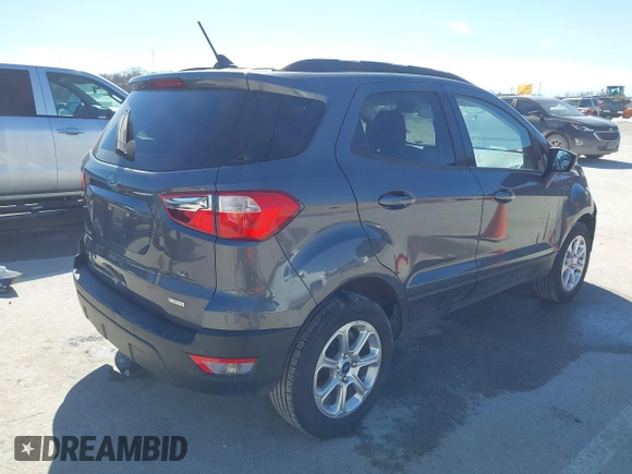 2020 Ford EcoSport SE with VIN MAJ3S2GE4LC363236, listed as a IAAI auction lot 41740958 with 69,041 mi miles. Bid and sale history available at carsss.com. Image 4.