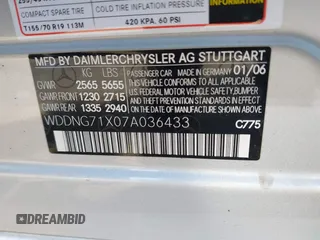 2007 Mercedes-Benz S 550 z VIN WDDNG71X07A036433, wystawiony jako IAAI lot #41860436 z przebiegiem 89 873 mil mil oraz . Historia ofert i sprzedaży dostępna na DreamBid. Obrazek 9.
