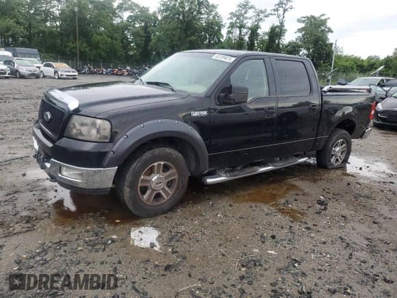 2005 Ford F-150 XLT with VIN 1FTPW145X5KE63882, listed as a Copart auction lot 63299475 with 204,166 mi miles and Salvage title. Bid and sale history available at DreamBid. Image 1.
