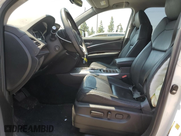 2017 Acura MDX Technology z VIN 5J8YD3H55HL000368, wystawiony jako Copart lot #54911825 z przebiegiem 38 710 mil mil oraz Szkoda całkowita • Salvage title. Historia ofert i sprzedaży dostępna na DreamBid. Obrazek 7.