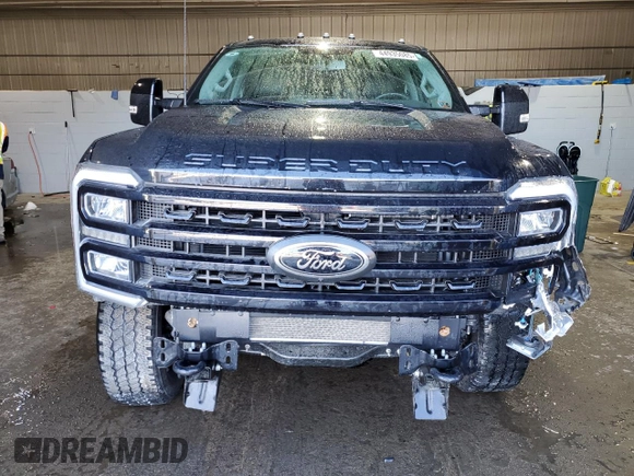 2024 Ford F-350 XL with VIN 1FT8W3BM4RED63470, listed as a Copart auction lot 44935085 with 12,801 mi miles and Salvage Title. Bid and sale history available at DreamBid. Image 5.