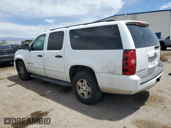 2007 Chevrolet Suburban LT with VIN 3GNFC16J27G263241, listed as a Copart auction lot 52490635 with 211,333 mi miles and Salvage title. Bid and sale history available at DreamBid. Image 2.