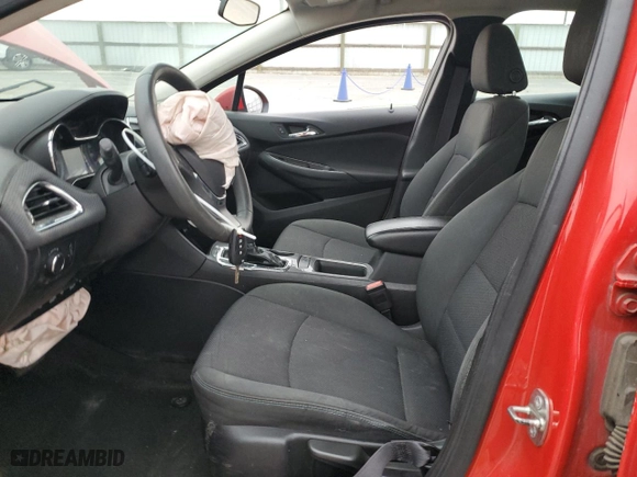 2017 Chevrolet Cruze LT with VIN 1G1BE5SM4H7105773, listed as a Copart auction lot 48922855 with 122,187 mi miles and Salvage Title. Bid and sale history available at carsss.com. Image 7.