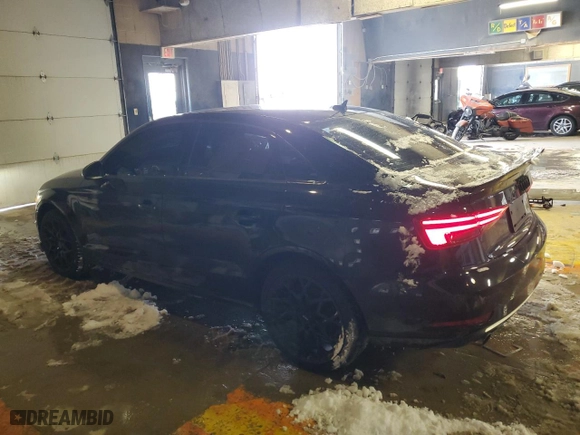 2017 Audi A3 Sedan Premium with VIN WAUB8GFF0H1007765, listed as a Copart auction lot 87031784 with 102,277 mi miles and Salvage Title. Bid and sale history available at carsss.com. Image 2.