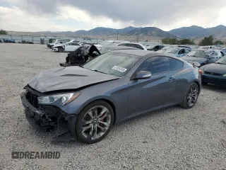 2015 Hyundai Genesis Coupe Ultimate z VIN KMHHU6KJ3FU128147, wystawiony jako Copart lot #61855345 z przebiegiem 105 070 mil mil oraz Szkoda całkowita • Salvage title. Historia ofert i sprzedaży dostępna na DreamBid. Obrazek 1.