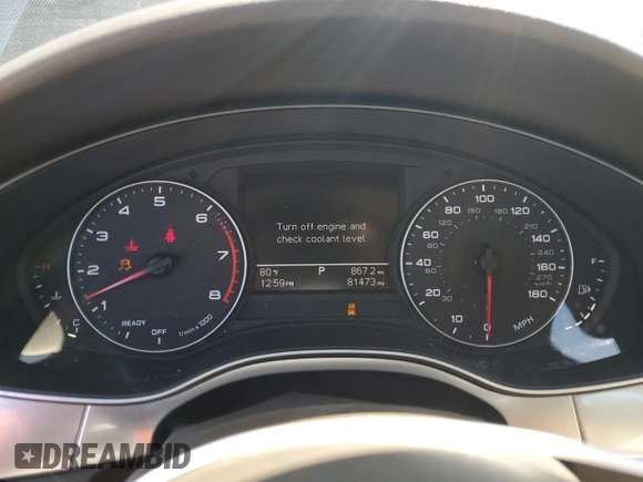 2016 Audi A6 2.0T Premium with VIN WAUCFAFC1GN068479, listed as a Copart auction lot 48673895 with 81,473 mi miles and Salvage Title. Bid and sale history available at carsss.com. Image 9.