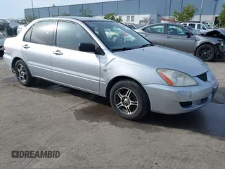2004 Mitsubishi Lancer ES with VIN JA3AJ26E54U052124, listed as a IAAI auction lot 41804473 with 165,786 mi miles. Bid and sale history available at carsss.com. Image 1.