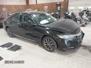2021 Honda Accord EX-L with VIN 1HGCV1F59MA076891, listed as a IAAI auction lot 42306099 with 27,839 mi miles and . Bid and sale history available at DreamBid. Image 1.
