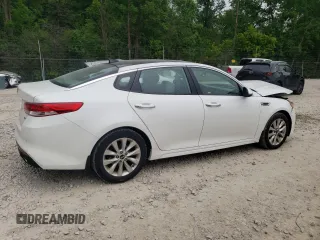 2016 Kia Optima EX z VIN 5XXGU4L3XGG091612, wystawiony jako Copart lot #59929295 z przebiegiem 130 450 mil mil oraz Szkoda całkowita • Salvage title. Historia ofert i sprzedaży dostępna na DreamBid. Obrazek 3.