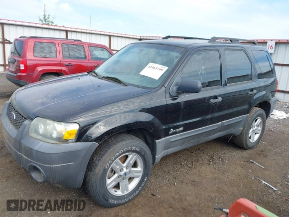 2007 Ford Escape Hybrid with VIN 1FMCU49H47KB51192, listed as a IAAI auction lot 42565799 with 217,199 mi miles and . Bid and sale history available at DreamBid. Image 2.