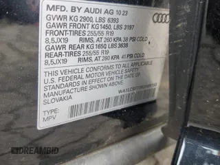 2024 Audi Q7 Premium Plus with VIN WA1LCBF73RD006153, listed as a Copart auction lot 54344995 with 12,063 mi miles and Salvage Title. Bid and sale history available at carsss.com. Image 13.