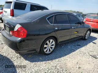 2007 Infiniti M45 Sdn with VIN JNKBY01E87M401390, listed as a Copart auction lot 68308294 with 188,004 mi miles and Salvage Title. Bid and sale history available at carsss.com. Image 3.