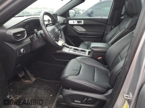 2020 Ford Explorer ST with VIN 1FM5K8GC7LGD16792, listed as a Copart auction lot 53355285 with 47,263 mi miles and Salvage Title. Bid and sale history available at DreamBid. Image 7.