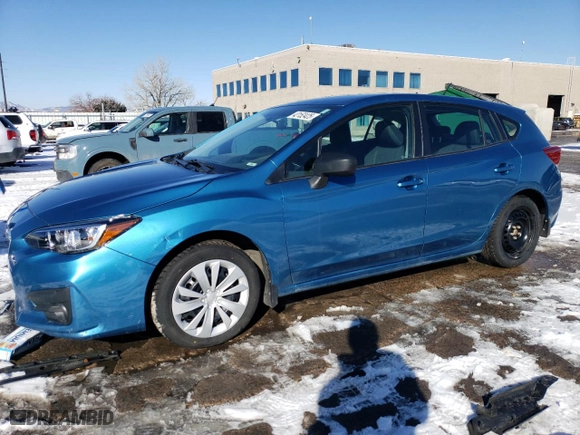 2017 Subaru Impreza with VIN 4S3GTAA68H1752095, listed as a Copart auction lot 42152425 with 60,928 mi miles and Clean Title. Bid and sale history available at carsss.com. Image 1.
