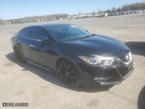 2017 Nissan Maxima SR with VIN 1N4AA6AP1HC405025, listed as a Copart auction lot 52280905 with 79,454 mi miles and Salvage Title. Bid and sale history available at carsss.com. Image 4.