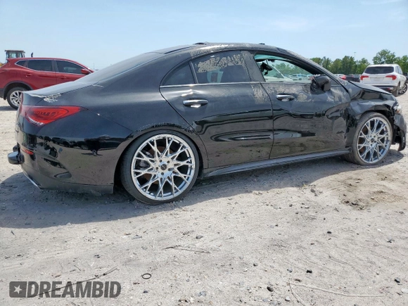 2023 Mercedes-Benz CLA 250 z VIN W1K5J4HB2PN413699, wystawiony jako Copart lot #55136165 z przebiegiem 14 198 mil mil oraz Szkoda całkowita • Salvage title. Historia ofert i sprzedaży dostępna na DreamBid. Obrazek 3.