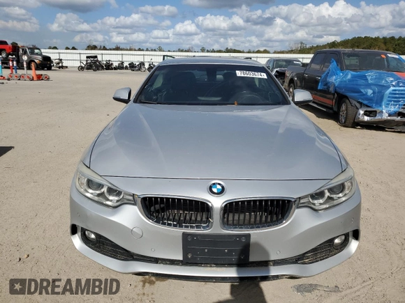 2014 BMW 4 Series 428i xDrive with VIN WBA3T1C58EPS98357, listed as a Copart auction lot 78603674 with 185,361 mi miles and Clean Title. Bid and sale history available at carsss.com. Image 5.