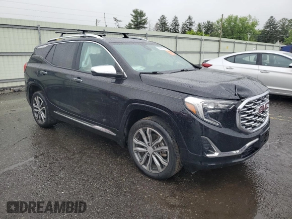 2019 GMC Terrain Denali with VIN 3GKALXEX3KL105541, listed as a Copart auction lot 59677945 with 44,870 mi miles and Salvage title. Bid and sale history available at DreamBid. Image 4.
