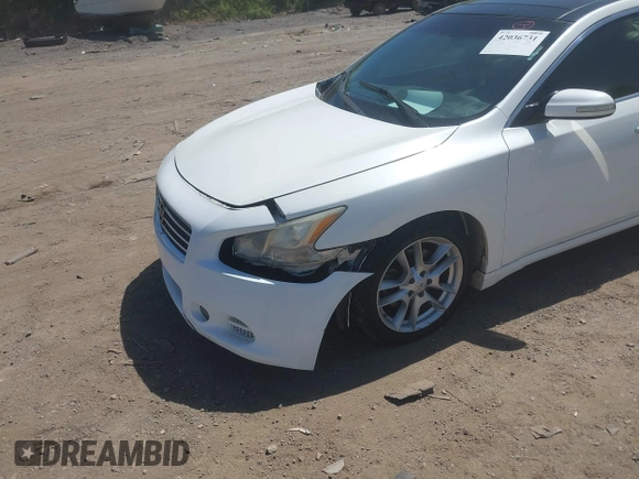 2010 Nissan Maxima SV with VIN 1N4AA5APXAC846488, listed as a IAAI auction lot 42036731 with 205,854 mi miles and . Bid and sale history available at DreamBid. Image 6.