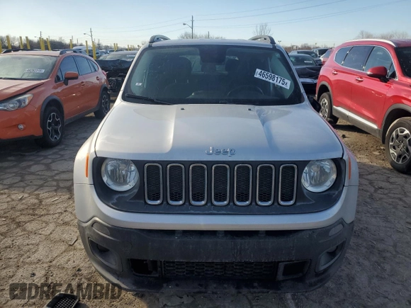 2017 Jeep Renegade Latitude с VIN ZACCJABB5HPE99799, выставлен на аукционе Copart как лот 46598175 с пробегом 106 729 миль миль и Списание • Salvage title. История ставок и продаж доступна на DreamBid. Изображение 5.