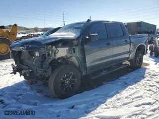 2019 Chevrolet Silverado 1500 Custom Trail Boss with VIN 3GCPYCEH1KG137566, listed as a Copart auction lot 42685375 with 81,090 mi miles and Salvage Title. Bid and sale history available at carsss.com. Image 1.
