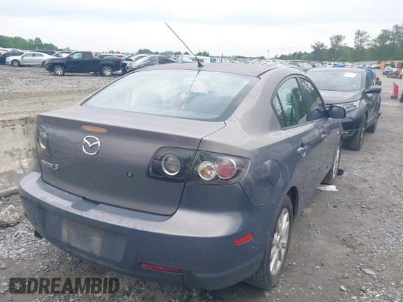 2007 Mazda 3 i Sport with VIN JM1BK32F071684753, listed as a IAAI auction lot 42164139 with 205,143 mi miles. Bid and sale history available at carsss.com. Image 4.