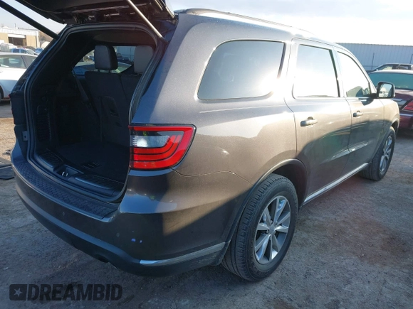 2015 Dodge Durango Limited with VIN 1C4RDHDG1FC800928, listed as a IAAI auction lot 41006287 with 48,008 mi miles and . Bid and sale history available at carsss.com. Image 4.