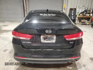 2016 Kia Optima EX with VIN 5XXGU4L39GG095456, listed as a Copart auction lot 46351965 with 100,589 mi miles and Salvage Title. Bid and sale history available at carsss.com. Image 6.