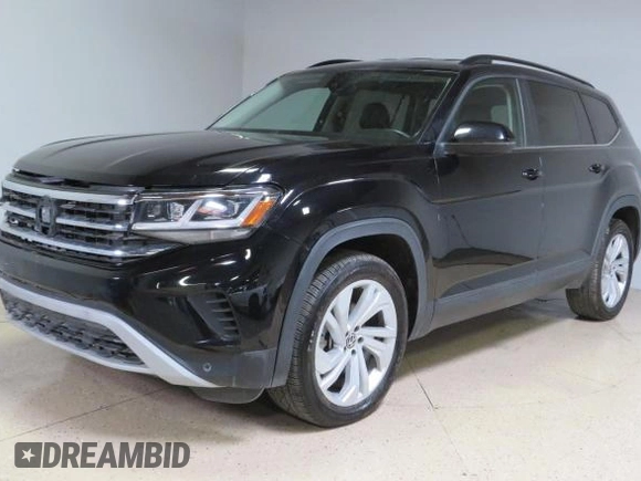 2021 Volkswagen Atlas SE z VIN 1V2WR2CA7MC547303, wystawiony jako Copart lot #58847065 z przebiegiem 81 035 mil mil oraz Szkoda całkowita • Salvage title. Historia ofert i sprzedaży dostępna na DreamBid. Obrazek 2.