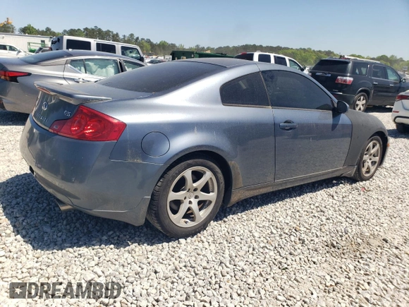 2007 Infiniti G35 Coupe with VIN JNKCV54E87M902432, listed as a Copart auction lot 53484485 with 155,030 mi miles and Salvage Title. Bid and sale history available at carsss.com. Image 3.