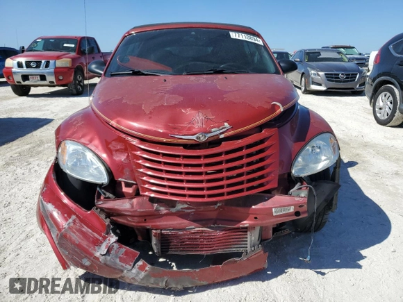 2005 Chrysler PT Cruiser Touring with VIN 3C3EY55E65T363403, listed as a Copart auction lot 77110894 with 94,509 mi miles and Salvage Title. Bid and sale history available at carsss.com. Image 5.