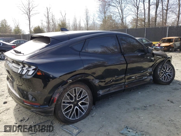 2024 Ford Mustang Mach-E Premium with VIN 3FMTK3SU6RMA22776, listed as a Copart auction lot 48611415 with 10,717 mi miles and Salvage Title. Bid and sale history available at DreamBid. Image 3.