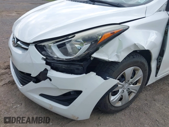 2016 Hyundai Elantra SE with VIN 5NPDH4AE4GH713816, listed as a IAAI auction lot 42678969 with 113,324 mi miles and . Bid and sale history available at DreamBid. Image 6.