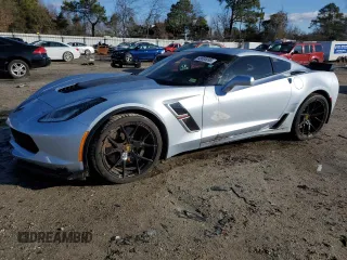 2017 Chevrolet Corvette Grand Sport 2LT with VIN 1G1YY2D73H5106495, listed as a Copart auction lot 43695095 with 50,133 mi miles and Salvage Title. Bid and sale history available at carsss.com. Image 1.