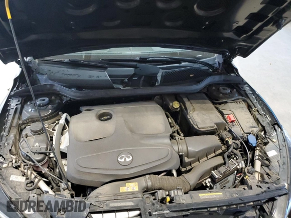 2017 Infiniti QX30 Premium with VIN SJKCH5CR9HA030811, listed as a Copart auction lot 54184425 with 35,589 mi miles and Salvage title. Bid and sale history available at DreamBid. Image 12.
